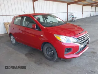 2021 Mitsubishi Mirage ES with VIN ML32AUHJ9MH001958, listed as a IAAI auction lot 42489638 with 39,310 mi miles and . Bid and sale history available at DreamBid. Image 1.