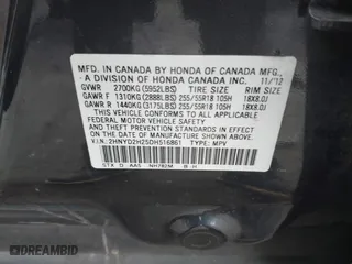 2013 Acura MDX with VIN 2HNYD2H25DH516861, listed as a IAAI auction lot 41986459 with 203,126 mi miles. Bid and sale history available at carsss.com. Image 9.
