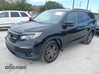 2022 Honda Pilot Sport with VIN 5FNYF6H32NB092899, listed as a IAAI auction lot 41247392 with 25,656 mi miles. Bid and sale history available at carsss.com. Image 2.