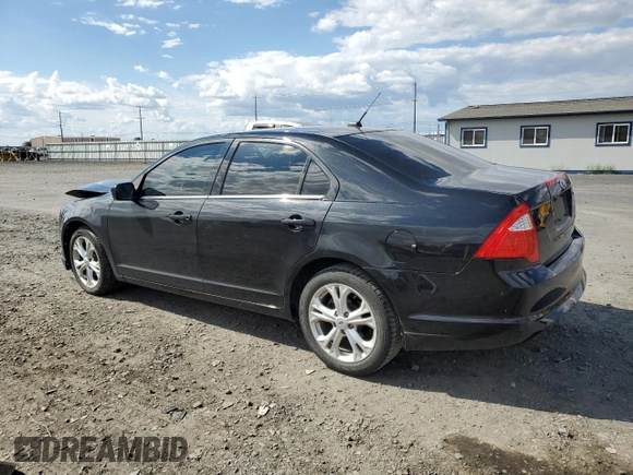 2012 Ford Fusion SE with VIN 3FAHP0HA3CR327756, listed as a Copart auction lot 58384915 with 124,406 mi miles and Salvage title. Bid and sale history available at DreamBid. Image 2.