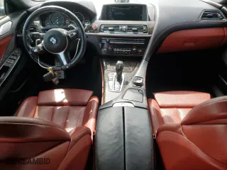 2015 BMW 6 Series 650i with VIN WBA6B2C58FGB99581, listed as a Copart auction lot 71403354 with 89,545 mi miles and Salvage Title. Bid and sale history available at carsss.com. Image 8.