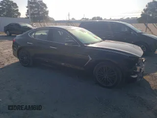 2019 Genesis G70 2.0T Advanced with VIN KMTG34LA8KU024903, listed as a Copart auction lot 68116404 with 45,004 mi miles and Salvage Title. Bid and sale history available at carsss.com. Image 4.
