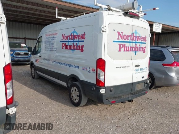 2019 Ford Transit with VIN 1FTYR2CM1KKA87353, listed as a IAAI auction lot 42074425 with 147,825 mi miles. Bid and sale history available at carsss.com. Image 3.
