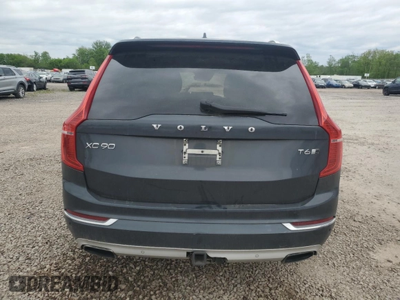 2017 Volvo XC90 Inscription with VIN YV4A22PL2H1164427, listed as a Copart auction lot 57454825 with Not provided miles and Salvage title. Bid and sale history available at DreamBid. Image 6.