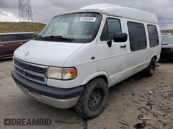 1995 Dodge Cargo z VIN 2B6HB21Y1SK517777, wystawiony jako Copart lot #54085494 z przebiegiem 210 624 mil mil oraz Nie do naprawy • Non repairable. Historia ofert i sprzedaży dostępna na DreamBid. Obrazek 1.