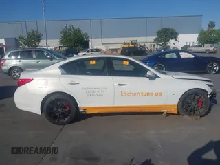 2014 Infiniti Q50 Premium with VIN JN1BV7AP8EM674009, listed as a IAAI auction lot 42598117 with 158,411 mi miles and . Bid and sale history available at DreamBid. Image 14.