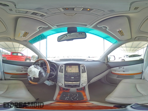 2009 Lexus RX 350 with VIN 2T2HK31U69C122392, listed as a Copart auction lot 52439995 with 185,463 mi miles and Salvage Title. Bid and sale history available at DreamBid. Image 12.