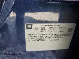 2016 Chevrolet Malibu LS with VIN 1G1ZB5ST4GF298459, listed as a Copart auction lot 61502665 with 80,619 mi miles and Salvage title. Bid and sale history available at DreamBid. Image 12.