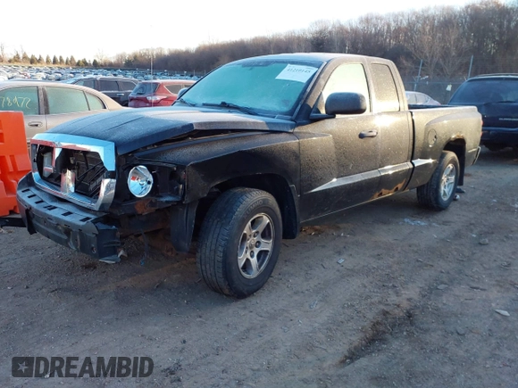 2005 Dodge Dakota SLT with VIN 1D7HW42N95S315558, listed as a IAAI auction lot 41210145 with 207,115 mi miles and . Bid and sale history available at DreamBid. Image 2.