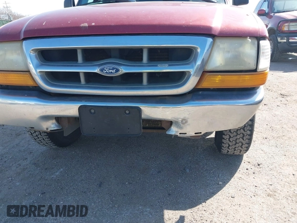 1999 Ford Ranger XL with VIN 1FTYR10C9XPA61440, listed as a IAAI auction lot 41781600 with 295,619 mi miles. Bid and sale history available at carsss.com. Image 6.