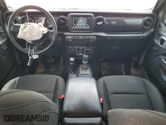 2020 Jeep Wrangler Unlimited Sport S with VIN 1C4HJXDN1LW235278, listed as a Copart auction lot 53735465 with 71,525 mi miles and Salvage title. Bid and sale history available at DreamBid. Image 8.