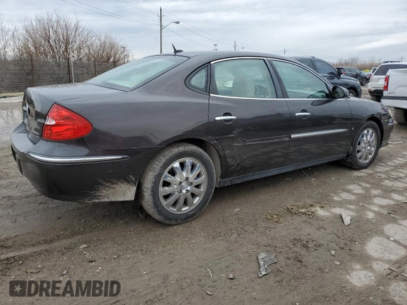 2009 Buick LaCrosse CX with VIN 2G4WC582391148547, listed as a Copart auction lot 47933125 with 44,914 mi miles and Salvage Title. Bid and sale history available at carsss.com. Image 3.