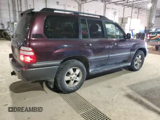 2004 Toyota Land Cruiser with VIN JTEHT05J742063193, listed as a Copart auction lot 41872585 with 187,101 mi miles and Clean Title. Bid and sale history available at carsss.com. Image 3.