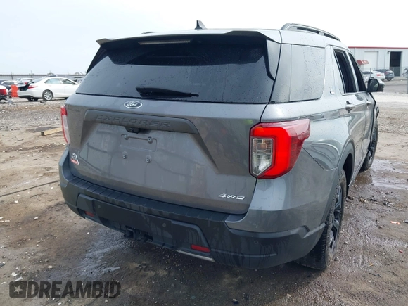 2023 Ford Explorer Timberline z VIN 1FMSK8JH1PGB87848, wystawiony jako IAAI lot #42099995 z przebiegiem 28 456 mil mil oraz . Historia ofert i sprzedaży dostępna na DreamBid. Obrazek 4.