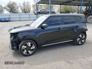 2023 Kia Soul GT-Line with VIN KNDJ53AU5P7843587, listed as a Copart auction lot 48589915 with 28,719 mi miles and Salvage Title. Bid and sale history available at carsss.com. Image 1.