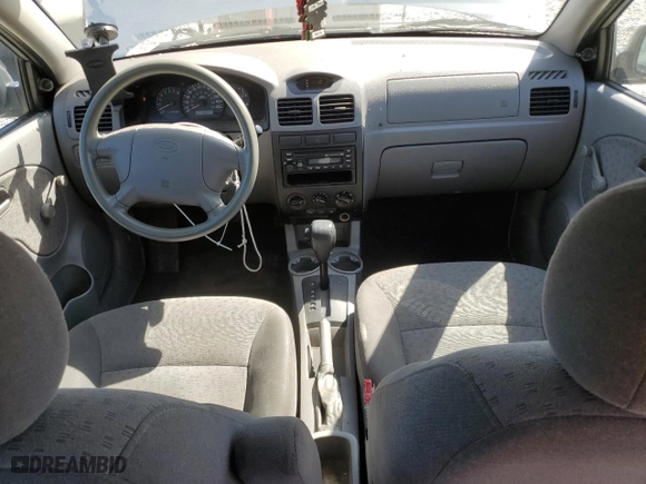 2005 Kia Rio with VIN KNADC125856373439, listed as a Copart auction lot 53529125 with 106,822 mi miles and Salvage Title. Bid and sale history available at carsss.com. Image 8.