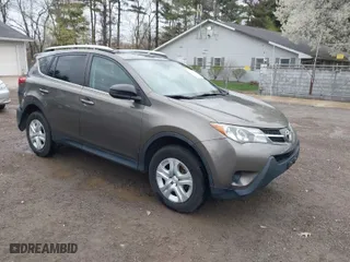 2015 Toyota RAV4 LE with VIN 2T3BFREV1FW245801, listed as a IAAI auction lot 42039074 with 129,181 mi miles. Bid and sale history available at carsss.com. Image 1.