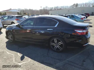 2016 Honda Accord Sedan Sport with VIN 1HGCR2F54GA227120, listed as a Copart auction lot 48806605 with 201,514 mi miles and Salvage Title. Bid and sale history available at carsss.com. Image 2.