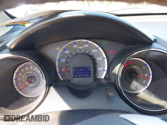 2013 Honda Fit Sport with VIN JHMGE8H52DC033096, listed as a IAAI auction lot 41767007 with 70,398 mi miles. Bid and sale history available at carsss.com. Image 7.