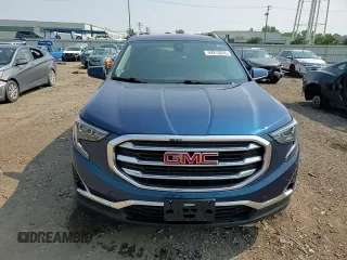 2020 GMC Terrain SLT with VIN 3GKALVEV1LL130586, listed as a Copart auction lot 59215235 with 61,039 mi miles and Salvage title. Bid and sale history available at DreamBid. Image 14.