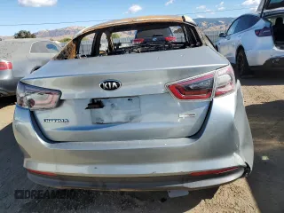 2014 Kia Optima Hybrid LX with VIN KNAGM4AD1E5066527, listed as a Copart auction lot 76499204 with Not Provided miles and Non Repairable. Bid and sale history available at carsss.com. Image 6.