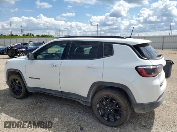 2025 Jeep Compass Latitude с VIN 3C4NJDBN5ST516783, выставлен на аукционе Copart как лот 58801145 с пробегом 2 863 миль миль и Списание • Salvage title. История ставок и продаж доступна на DreamBid. Изображение 2.