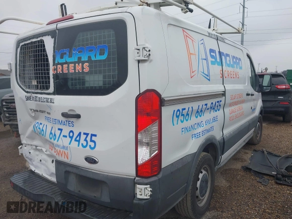 2015 Ford Transit Cargo with VIN 1FTNE1YM6FKA84830, listed as a IAAI auction lot 41635007 with 192,886 mi miles and . Bid and sale history available at DreamBid. Image 4.