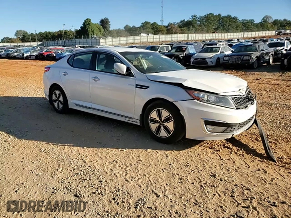 2013 Kia Optima Hybrid LX with VIN KNAGM4AD4D5055441, listed as a Copart auction lot 75596124 with 129,091 mi miles and Salvage Title. Bid and sale history available at carsss.com. Image 10.