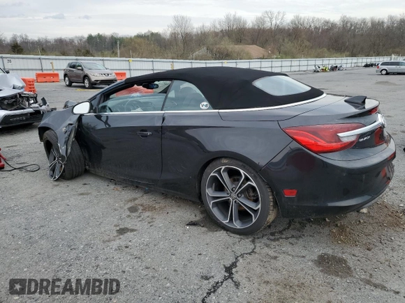 2016 Buick Cascada Premium with VIN W04WT3N55GG130231, listed as a Copart auction lot 51799235 with 34,925 mi miles and Salvage title. Bid and sale history available at DreamBid. Image 2.