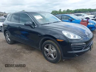 2013 Porsche Cayenne S Hybrid with VIN WP1AE2A24DLA16027, listed as a IAAI auction lot 42376266 with 137,264 mi miles and . Bid and sale history available at DreamBid. Image 1.