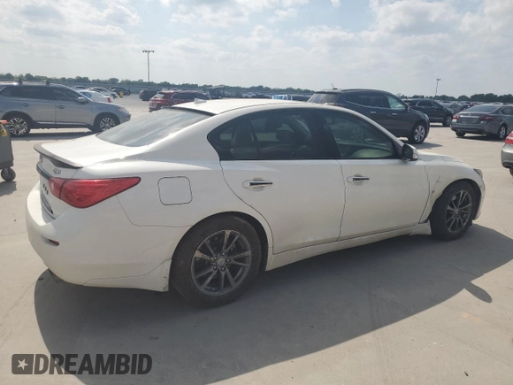 2017 Infiniti Q50 Sport z VIN JN1EV7AP0HM740361, wystawiony jako Copart lot #53375985 z przebiegiem 72 377 mil mil oraz Szkoda całkowita • Salvage title. Historia ofert i sprzedaży dostępna na DreamBid. Obrazek 3.