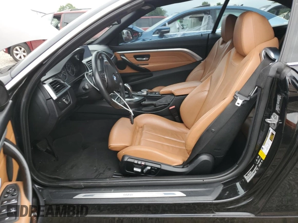 2018 BMW 4 Series 430i xDrive with VIN WBA4Z3C56JEC48743, listed as a Copart auction lot 62464885 with 70,968 mi miles and Salvage title. Bid and sale history available at DreamBid. Image 7.
