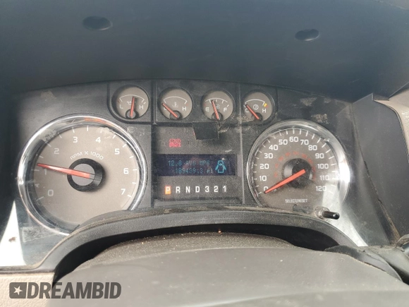 2010 Ford F-150 XL with VIN 1FTFW1EV1AFD48049, listed as a Copart auction lot 58571135 with 189,439 mi miles and Salvage title. Bid and sale history available at DreamBid. Image 9.