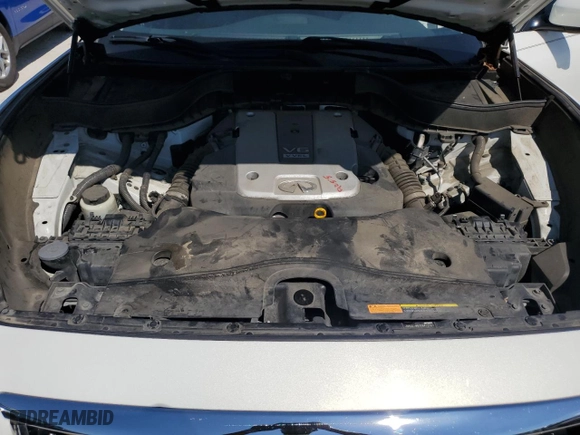 2014 Infiniti QX70 with VIN JN8CS1MWXEM412393, listed as a Copart auction lot 71877304 with 86,401 mi miles and Salvage Title. Bid and sale history available at carsss.com. Image 12.