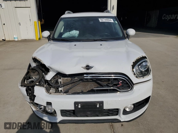 2018 MINI Countryman Cooper S with VIN WMZYT3C39J3E00076, listed as a Copart auction lot 82744654 with 96,632 mi miles and Salvage Title. Bid and sale history available at carsss.com. Image 5.