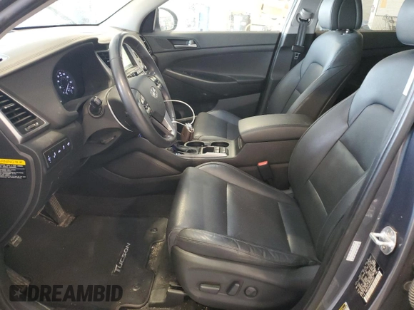 2017 Hyundai Tucson Sport with VIN KM8J3CA20HU594697, listed as a Copart auction lot 54252355 with 98,696 mi miles and Salvage Title. Bid and sale history available at DreamBid. Image 7.
