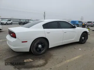 2012 Dodge Charger Police with VIN 2C3CDXAG6CH305464, listed as a Copart auction lot 82391664 with 203,630 mi miles and Salvage Title. Bid and sale history available at carsss.com. Image 3.