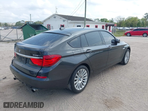2011 BMW 5 Series 535i Gran Turismo with VIN WBASN2C58BC201477, listed as a IAAI auction lot 41762784 with 168,285 mi miles and . Bid and sale history available at carsss.com. Image 4.