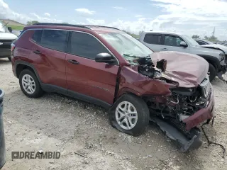 2021 Jeep Compass Freedom with VIN 3C4NJDAB5MT599920, listed as a Copart auction lot 52577865 with 61,963 mi miles and Non Repairable. Bid and sale history available at carsss.com. Image 4.