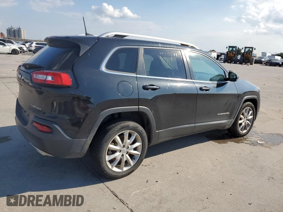 2016 Jeep Cherokee Limited with VIN 1C4PJLDS0GW171752, listed as a Copart auction lot 72154914 with 136,705 mi miles and Non Repairable. Bid and sale history available at carsss.com. Image 3.