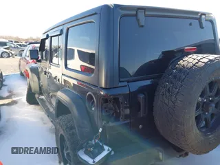 2018 Jeep Wrangler Unlimited Sport z VIN 1C4HJXDN9JW231587, wystawiony jako IAAI lot #41564880 z przebiegiem 129 003 mil mil oraz . Historia ofert i sprzedaży dostępna na DreamBid. Obrazek 3.
