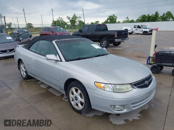 2001 Toyota Solara SE z VIN 2T1FF28P11C488940, wystawiony jako IAAI lot #42223312 z przebiegiem 197 410 mil mil oraz . Historia ofert i sprzedaży dostępna na DreamBid. Obrazek 1.
