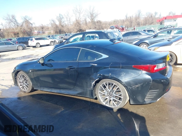 2016 Lexus RC 350 with VIN JTHHE5BC5G5012889, listed as a IAAI auction lot 41457032 with 105,620 mi miles. Bid and sale history available at carsss.com. Image 14.