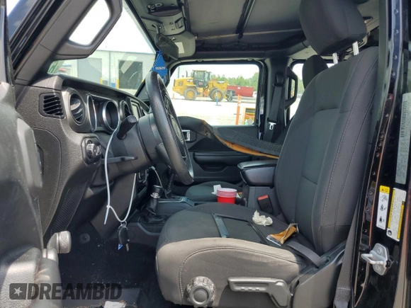 2018 Jeep Wrangler Unlimited Sport S с VIN 1C4HJXDG7JW152968, выставлен на аукционе Copart как лот 61130215 с пробегом 60 796 миль миль и Списание • Salvage title. История ставок и продаж доступна на DreamBid. Изображение 7.