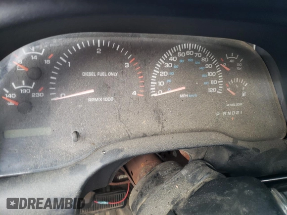 1998 Dodge Ram 3500 with VIN 1B7MC33D3WJ140586, listed as a Copart auction lot 82526774 with 0 mi miles and Salvage Title. Bid and sale history available at carsss.com. Image 8.