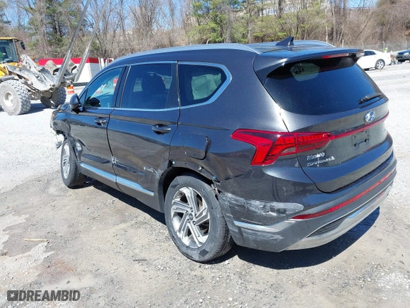 2021 Hyundai Santa Fe SEL with VIN 5NMS2DAJ6MH346514, listed as a IAAI auction lot 41829956 with 95,813 mi miles. Bid and sale history available at carsss.com. Image 3.