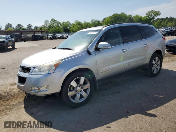 2012 Chevrolet Traverse 1LT with VIN 1GNKRGED5CJ317488, listed as a Copart auction lot 52741925 with 163,422 mi miles and Salvage Title. Bid and sale history available at DreamBid. Image 1.