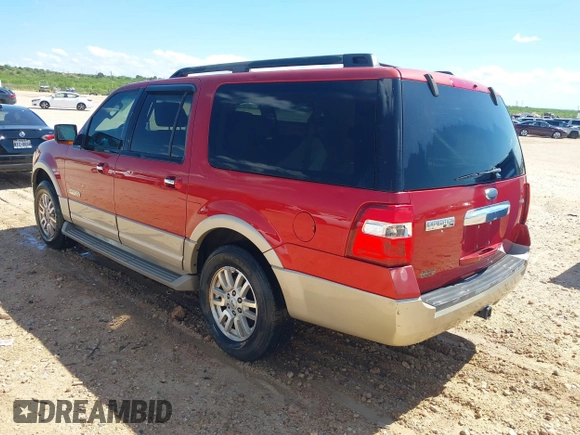 2007 Ford Expedition Max Eddie Bauer с VIN 1FMFK17537LA33512, выставлен на аукционе IAAI как лот 42219121 с пробегом 168 279 миль миль и . История ставок и продаж доступна на DreamBid. Изображение 3.