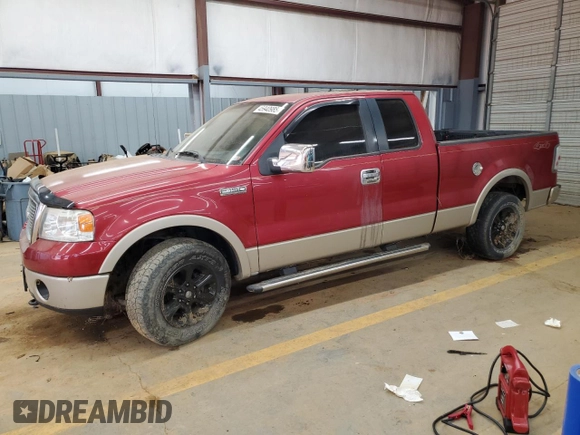 2007 Ford F-150 XLT with VIN 1FTPX14V07FA65024, listed as a Copart auction lot 45940985 with 0 mi miles and Salvage Title. Bid and sale history available at carsss.com. Image 1.