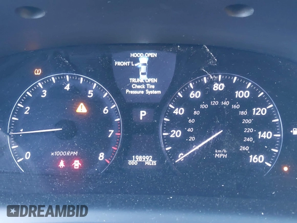 2007 Lexus LS 460 z VIN JTHBL46F475008259, wystawiony jako IAAI lot #38420663 z przebiegiem 198 992 mil mil oraz . Historia ofert i sprzedaży dostępna na DreamBid. Obrazek 15.